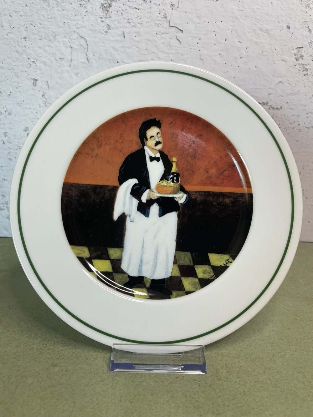 Williams-Sonoma Sommelier Lobster Salad and Champagne Guy Buffet Dinner Plate